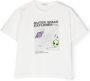 Andorine T-shirt met logopatch Wit - Thumbnail 1