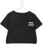 Andorine T-shirt met tekst Zwart - Thumbnail 1