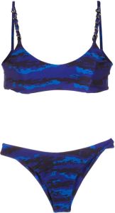 Andrea Bogosian Bikini met abstracte print Blauw