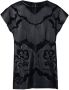 Andrea Bogosian Mini-jurk met doorzichtige vlakken Zwart - Thumbnail 1