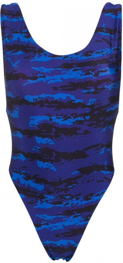 Andrea Bogosian Omkeerbaar badpak Blauw