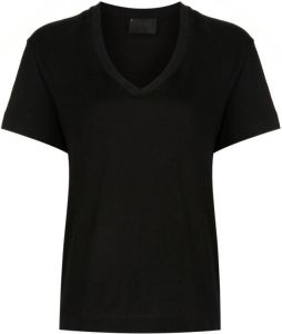 Andrea Bogosian T-shirt met V-hals Zwart