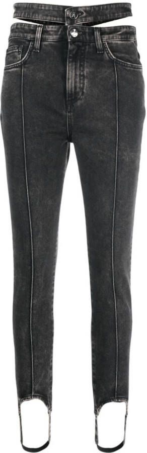 ANDREĀDAMO Skinny jeans Zwart