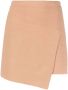 ANDREĀDAMO Asymmetrische wikkelrok Beige - Thumbnail 1