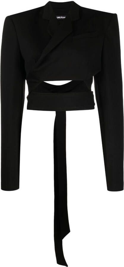 ANDREĀDAMO Cropped jack Zwart