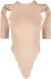 ANDREĀDAMO Stretch top Beige - Thumbnail 1