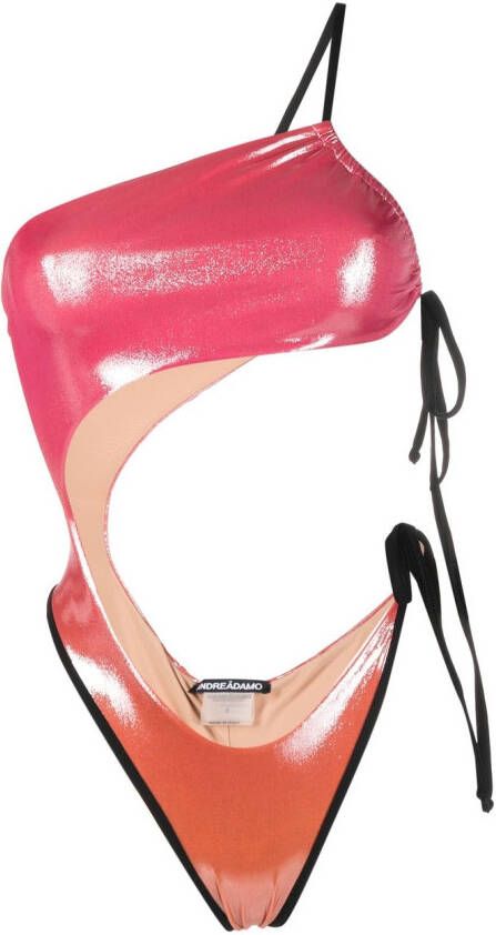 ANDREĀDAMO Metallic badpak Roze