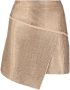 ANDREĀDAMO Asymmetrische rok Beige - Thumbnail 1
