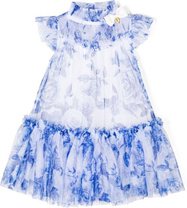Angel's Face Jurk met bloe print Blauw