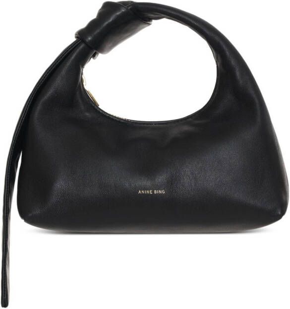 ANINE BING Grace leren tas Zwart