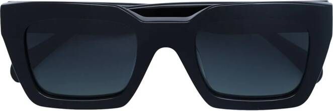 ANINE BING Indio zonnebril met vierkant montuur Zwart