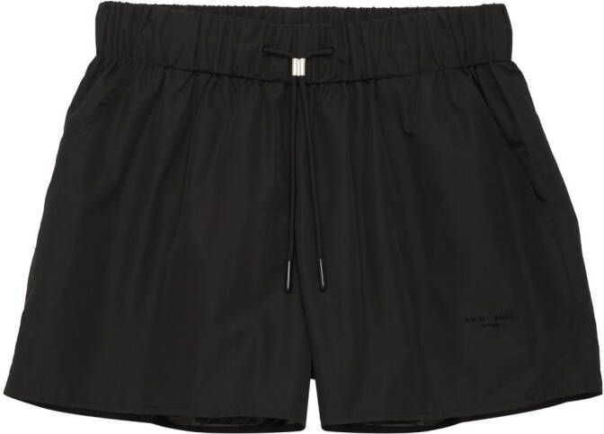 ANINE BING Knielange shorts Zwart