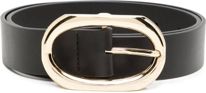ANINE BING Leren riem Zwart