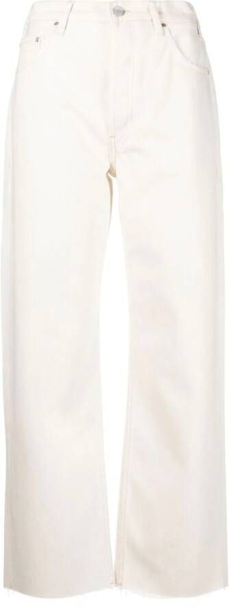 ANINE BING Straight jeans Wit