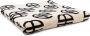 ANINE BING Tweekleurige handdoek Zwart - Thumbnail 1