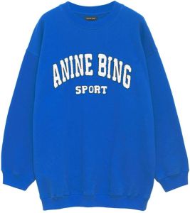ANINE BING Sweater met applicatie Blauw