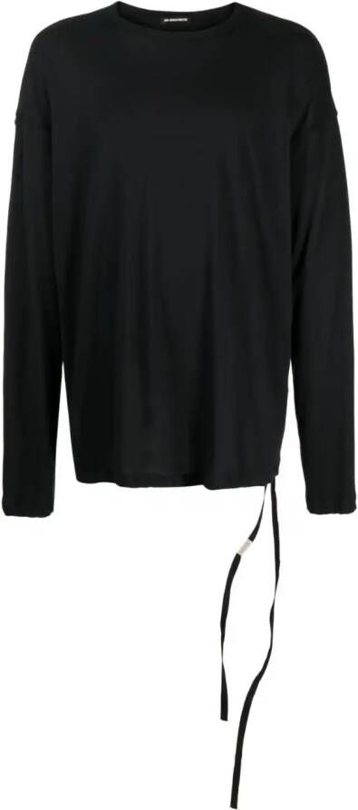 Ann Demeulemeester T-shirt met lange mouwen Zwart