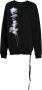 Ann Demeulemeester Sweater met print Zwart - Thumbnail 1