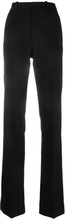 Ann Demeulemeester High waist pantalon Zwart