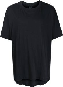 Ann Demeulemeester T-shirt met asymmetrische afwerking Zwart