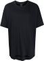 Ann Demeulemeester T-shirt met asymmetrische afwerking Zwart - Thumbnail 1