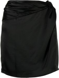 Anna Quan Mini-rok met zijsplit Zwart