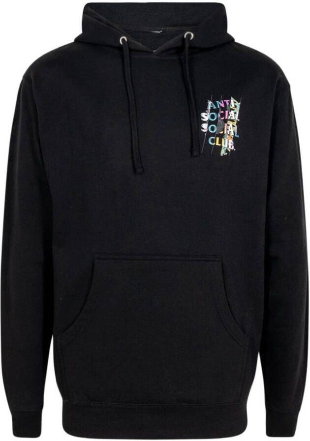Anti Social Club Hoodie Zwart