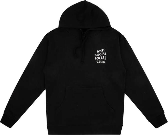 Anti Social Club Hoodie Zwart