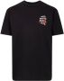 Anti Social Club T-shirt met print Zwart - Thumbnail 1