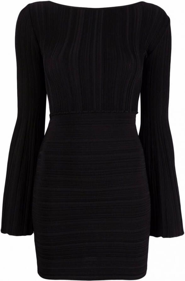 Antonino Valenti Mini-jurk met gekruiste rug Zwart