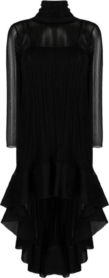 Antonino Valenti Nicole zijden jurk Zwart