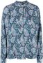A.P.C. Blouse met paisley-print Blauw - Thumbnail 1