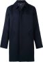 A.P.C. boxy jas met enkele rij knopen Blauw - Thumbnail 1