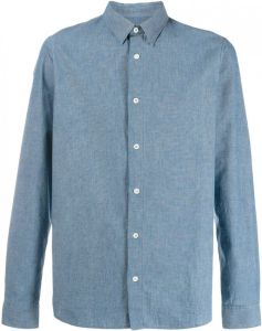 A.P.C. Button-down overhemd Blauw