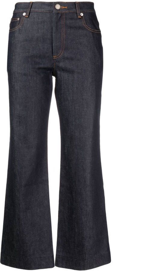 A.P.C. Cropped jeans Blauw