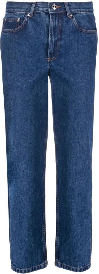A.P.C. Cropped jeans Blauw