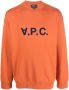 A.P.C. Eliot sweater van biologisch katoen Oranje - Thumbnail 1