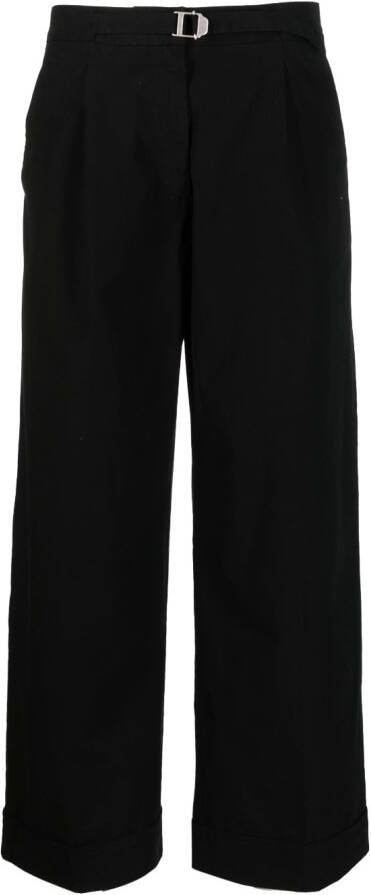 A.P.C. Broek met wijde pijpen Zwart