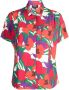 A.P.C. Blouse met bloemenprint Rood - Thumbnail 1