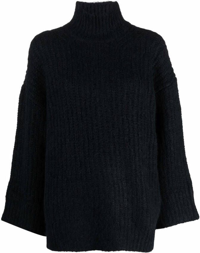 A.P.C. Gebreide coltrui Zwart