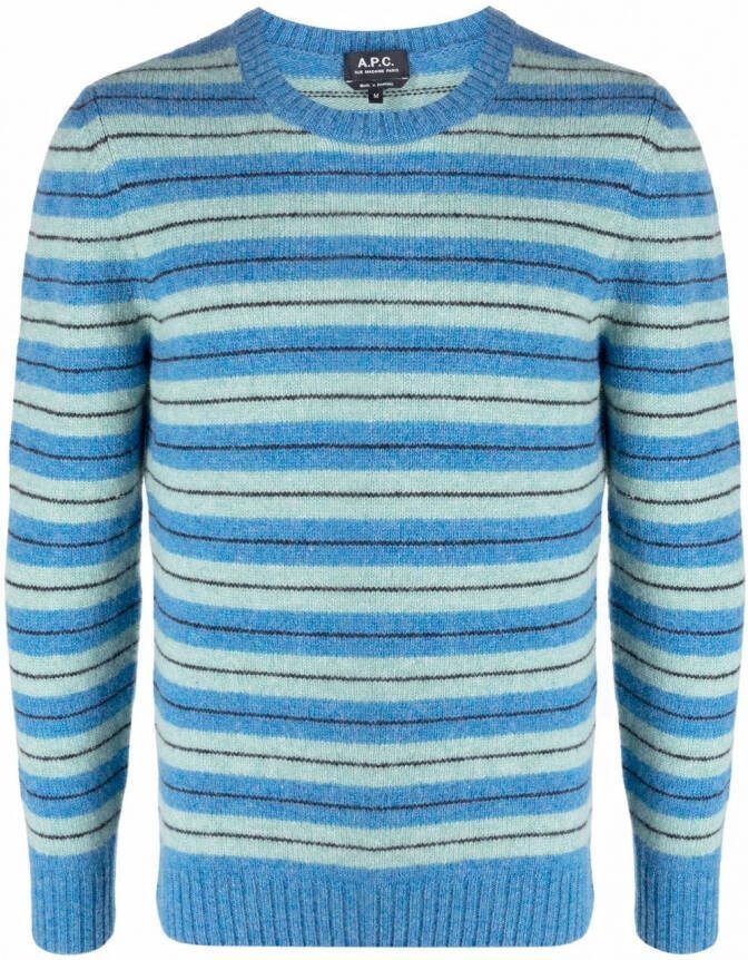 A.P.C. Gebreide trui Blauw