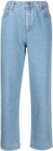A.P.C. High waist jeans Blauw