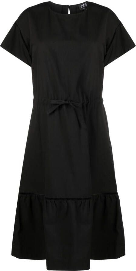 A.P.C. Katoenen jurk Zwart