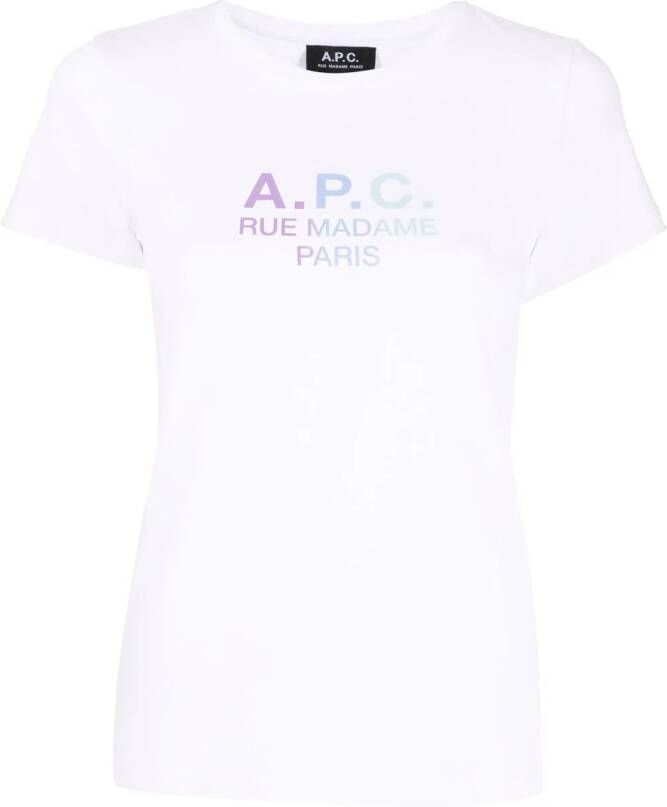 A.P.C. Katoenen T-shirt Wit