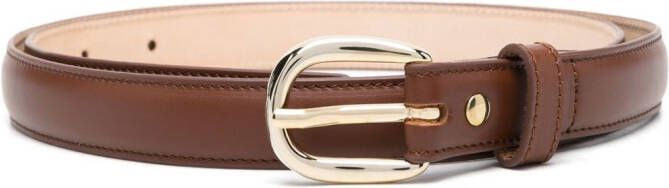 A.P.C. Leren riem Bruin