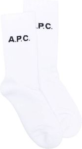 A.P.C. Katoenen sokken Wit