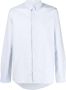 A.P.C. Overhemd met geborduurd logo Blauw - Thumbnail 1
