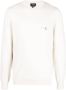 A.P.C. Trui met geborduurd logo Beige - Thumbnail 1