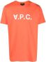 A.P.C. T-shirt met logoprint Oranje - Thumbnail 1