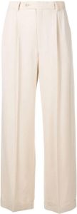 A.P.C. Melissa wide-leg tailored trousers Beige